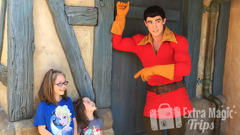 Meeting Gaston at Magic Kingdom® Park